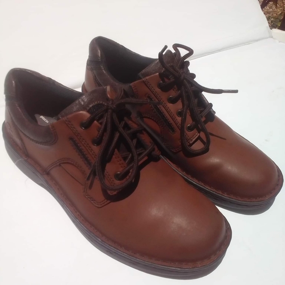 Street Cars Mens Ambassador Oxfords Shoes Brown Leather Lace Up Round Toe 10.5 M main image 8